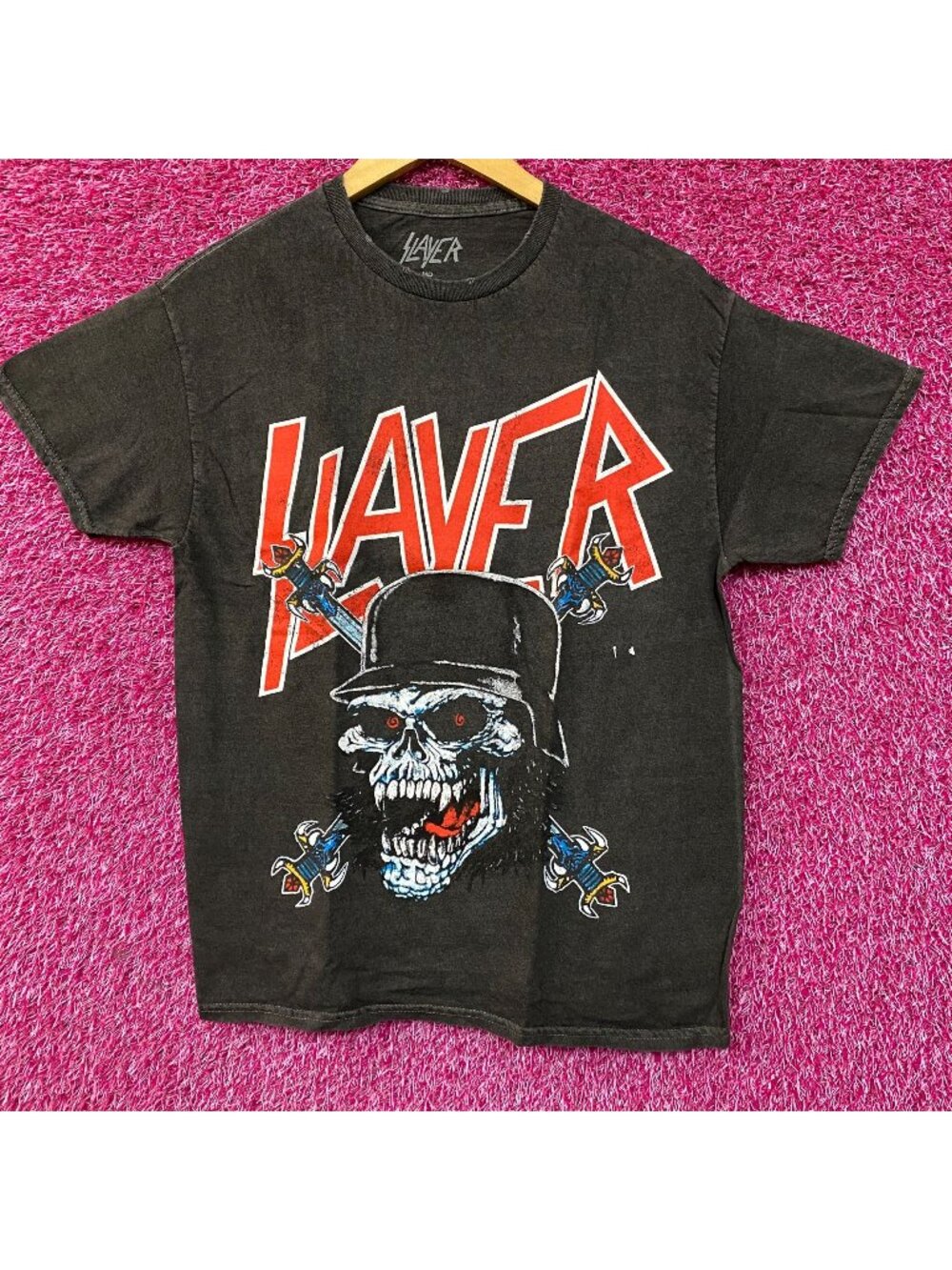 Slayer Hermit Thrash Metal Band T-Shirt Medium